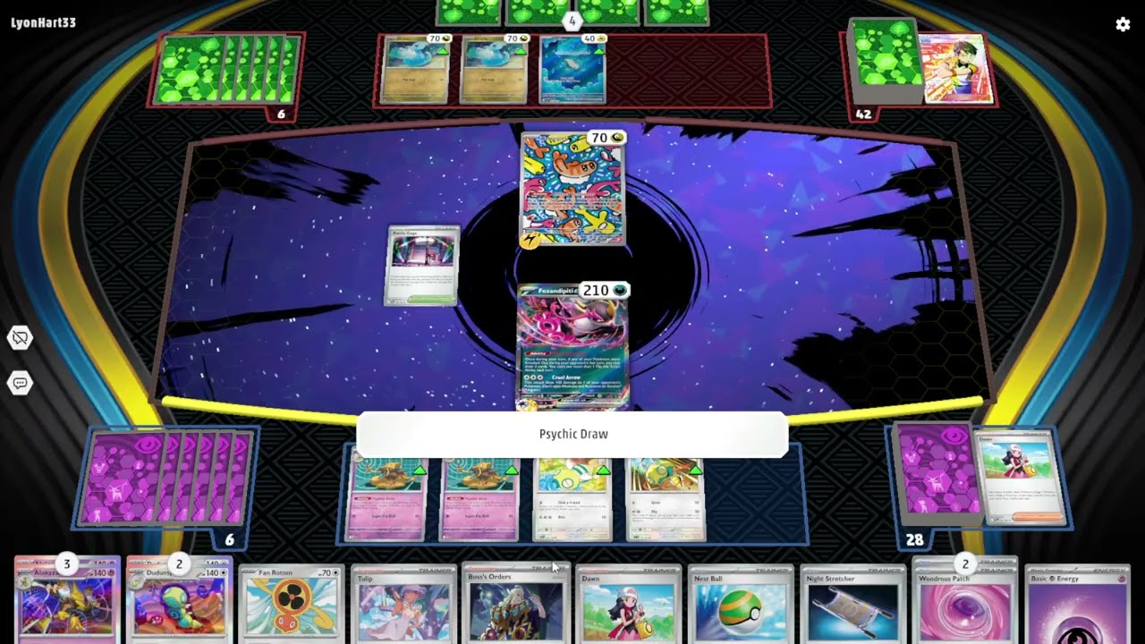 Pokémon Tcg Live - Standard Ranked 2026 Januar - 01 Alakazam Powerfull Hand