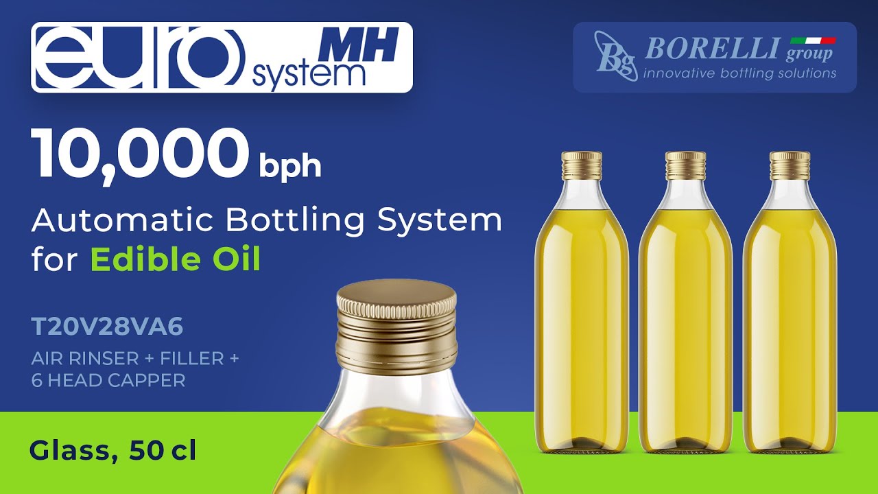 EDIBLE OIL – Automatic Bottling System EURO System MH – Model: T20V28VA6