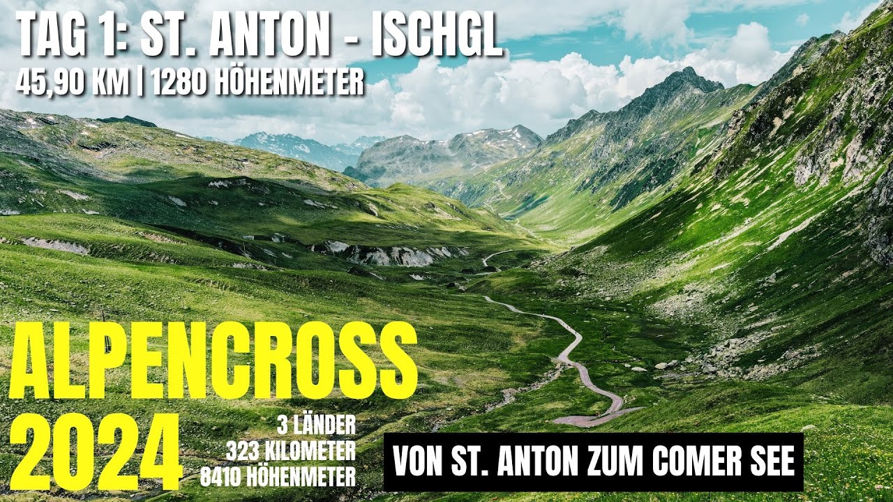 ⛰️ Alpencross 2024 | St. Anton - Comer See | Tag 1: St. Anton - Ischgl #Mountainbike #transalp