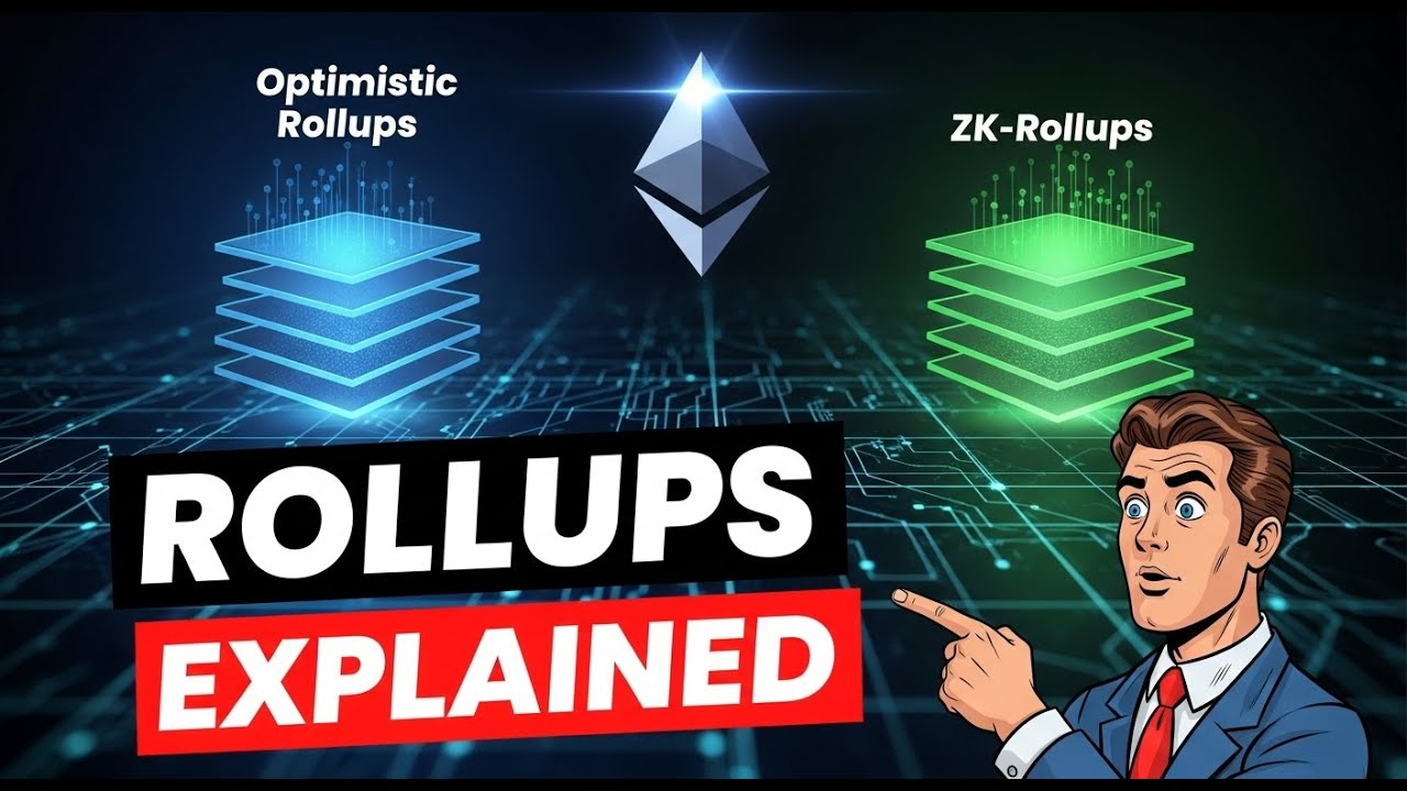 What Are Rollups? Optimistic Rollups vs zk-Rollups Explained #Ethereum