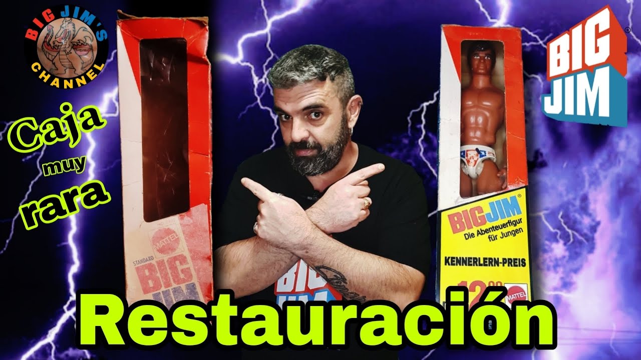 Big Jim ~ restauración de caja muy rara