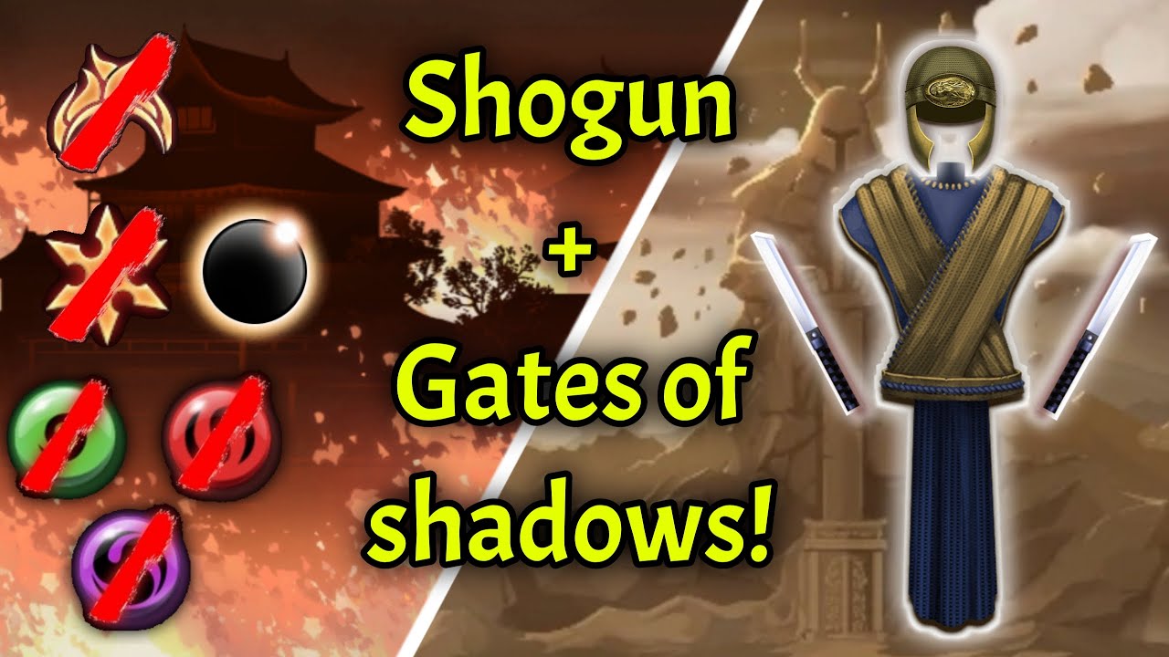 Shadow fight 2 Shogun + Gates of Shadows | NO Enchantments | NO Magic/Ranged weapon