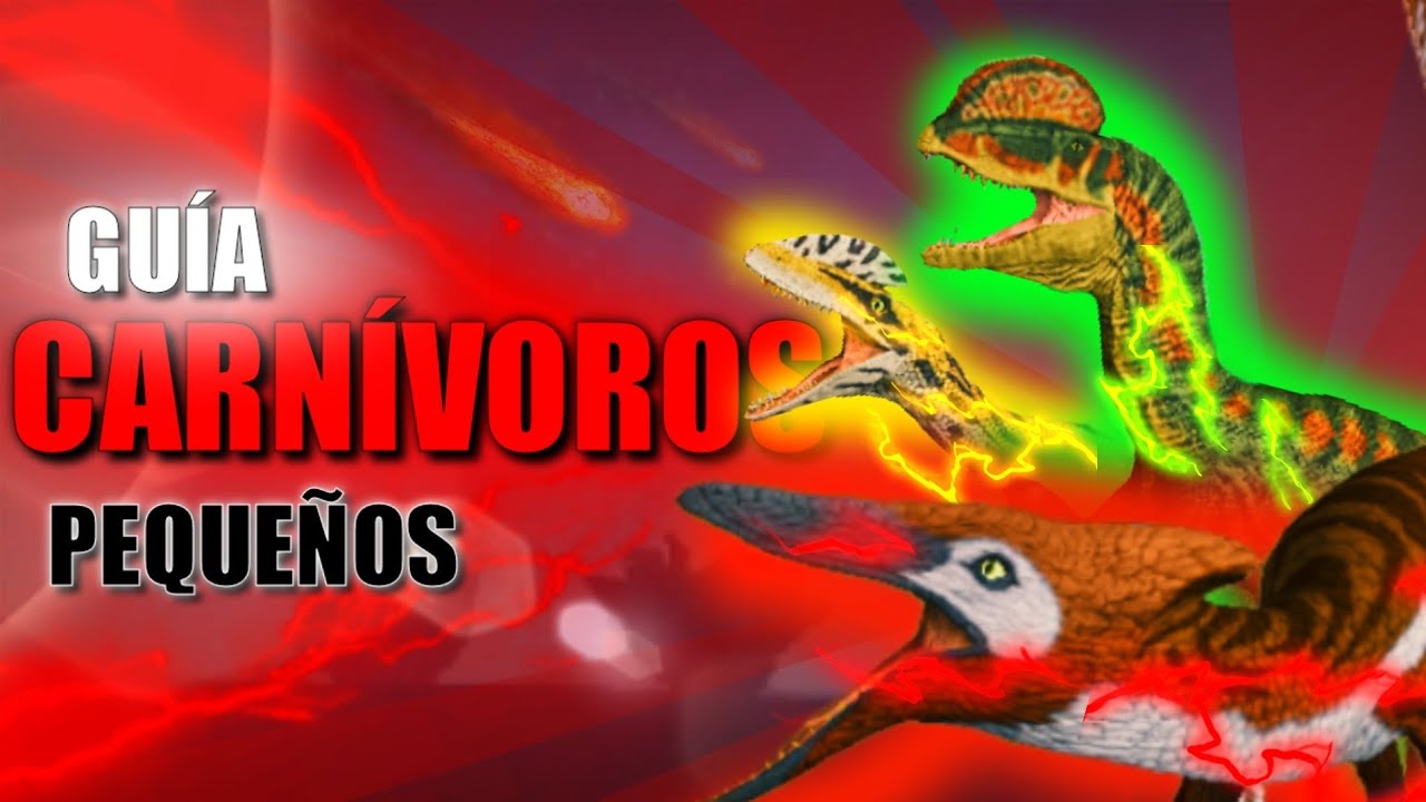 ¿CÓMO usar a los CARNÍVOROS PEQUEÑOS en THE CURSED ISLE? - Guanlong, austroraptor y dilophosaurus