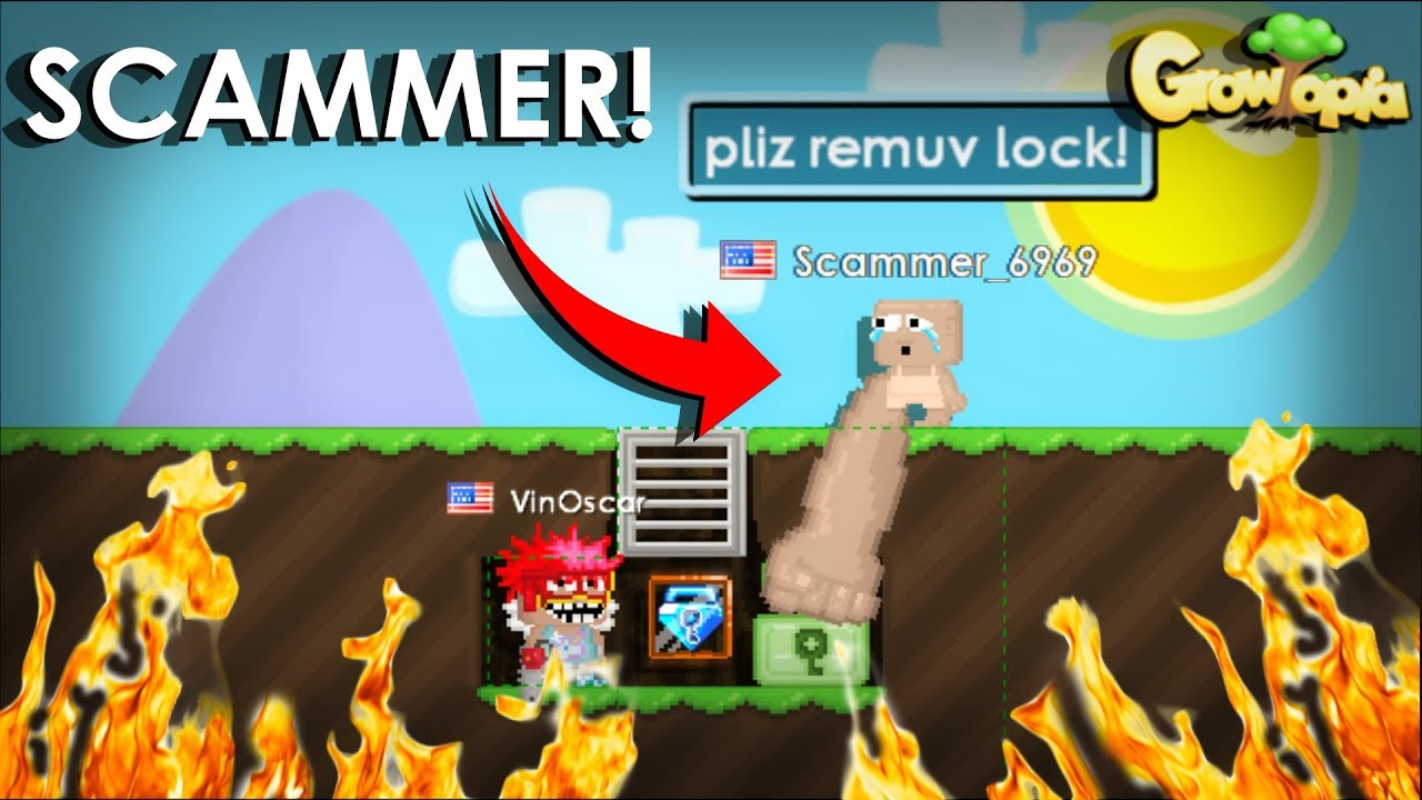 TROLLING SCAMMER in GROWTOPIA!!!! ( GOT SCAM?! )