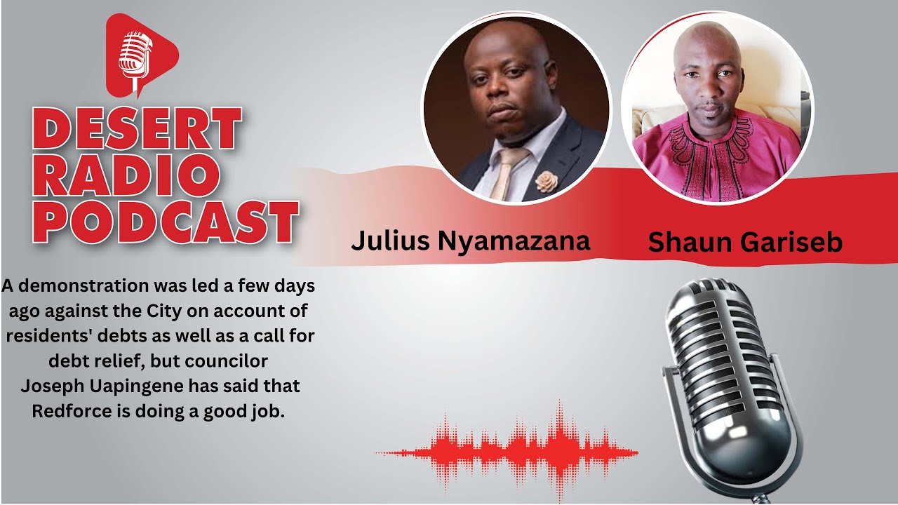Join John-Colin Namene with the Redforce CEO ,Julius Nyamazana and community leader Shaun Gariseb