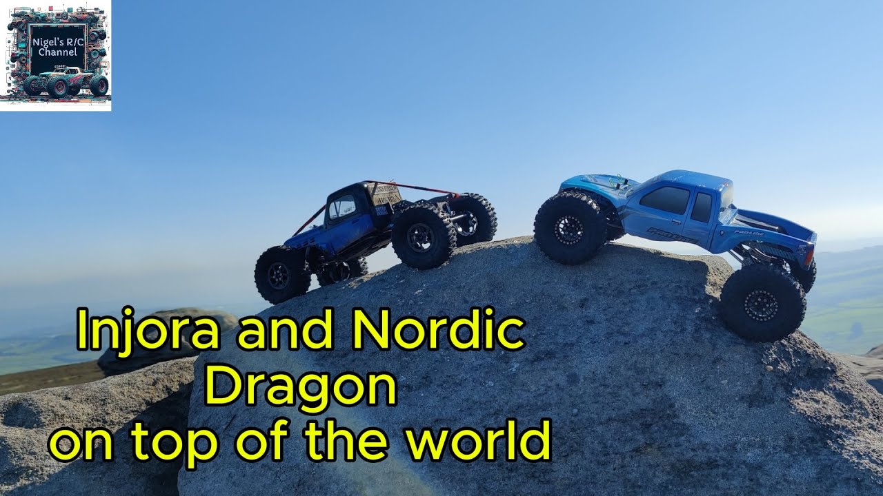 Injora 4ws and nordic dragon lcg on top off the world