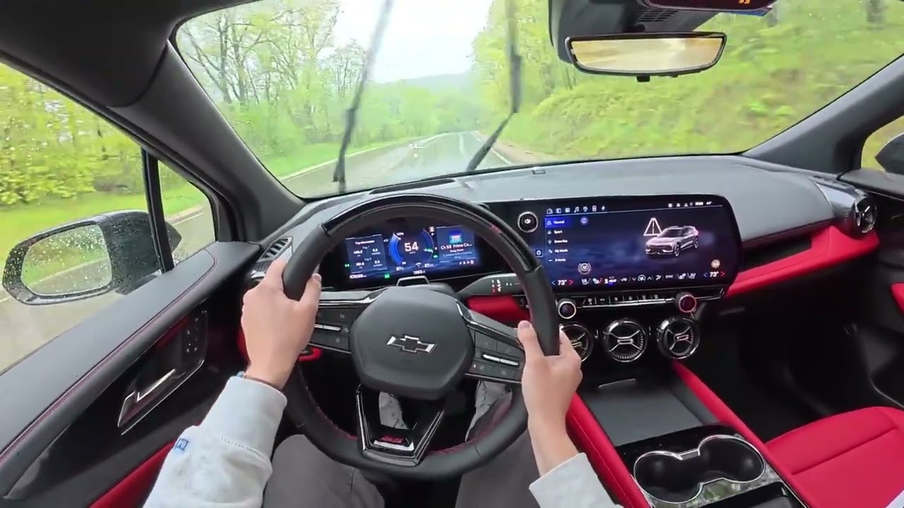 2025 Chevrolet Blazer EV SS Solo Driving in the Rain