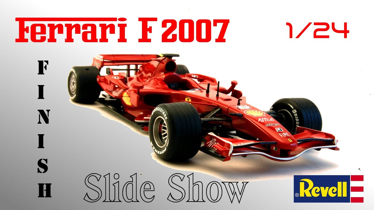 Scale model car / Ferrari F 2007 / REVELL 