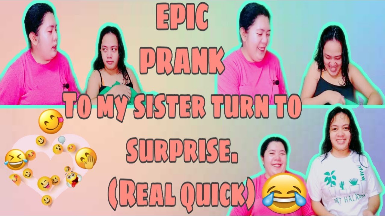 SISTER PRANK (AKO ANG MUNTIK  MAIYAK) | SURPRISE | MarieBiscuit