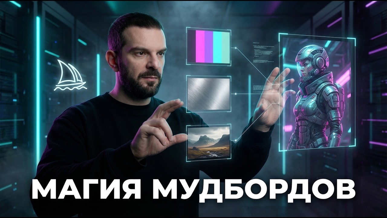 Как правильно применять мудборды в Midjourney