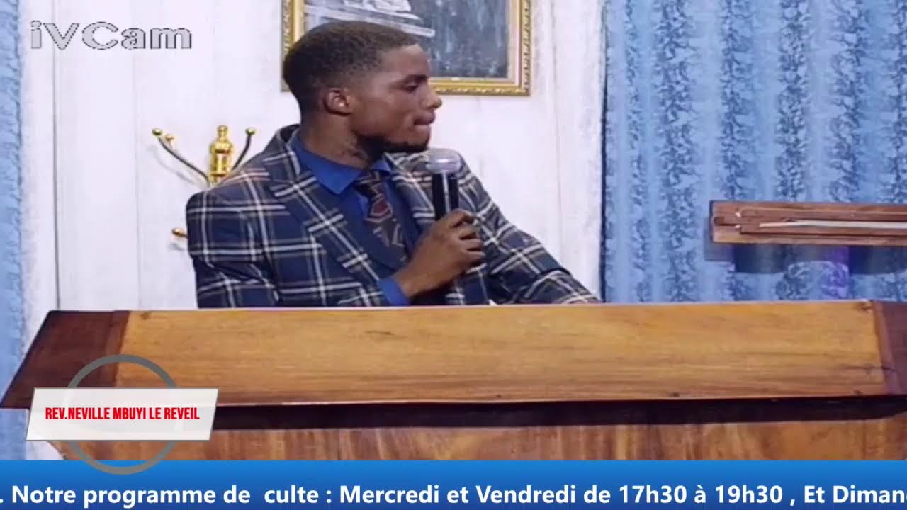 Date: DIMANCHE Le, 22/02/2026  ,  Prèd: Rév : NEVILLE MBUYI   , Thème:LE DIEU DU POUVOIR ILLIMITE