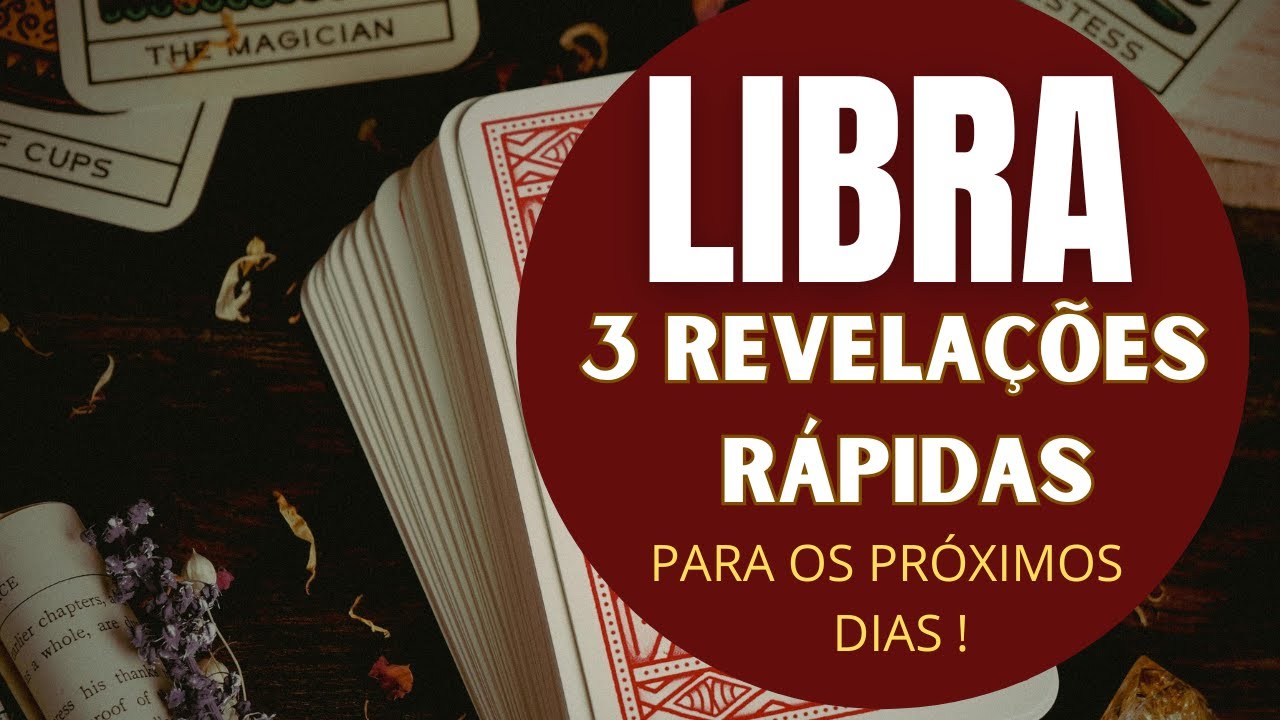 LIBRA♎| 3 REVELA&Ccedil;&Otilde;ES (R&Aacute;PIDAS) PARA OS PR&Oacute;XIMOS DIAS! (HOR&Oacute;SCOPO DO FDS).