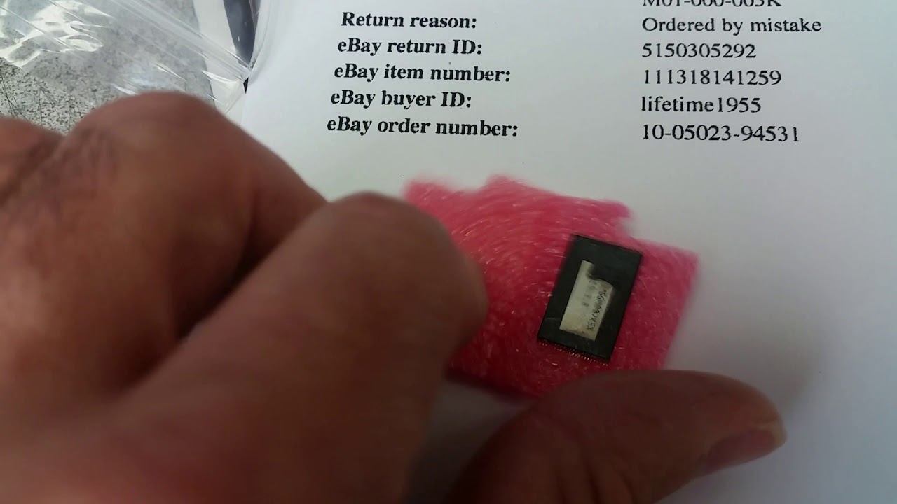 Documenting eBay return policy abuse by lifetime1955