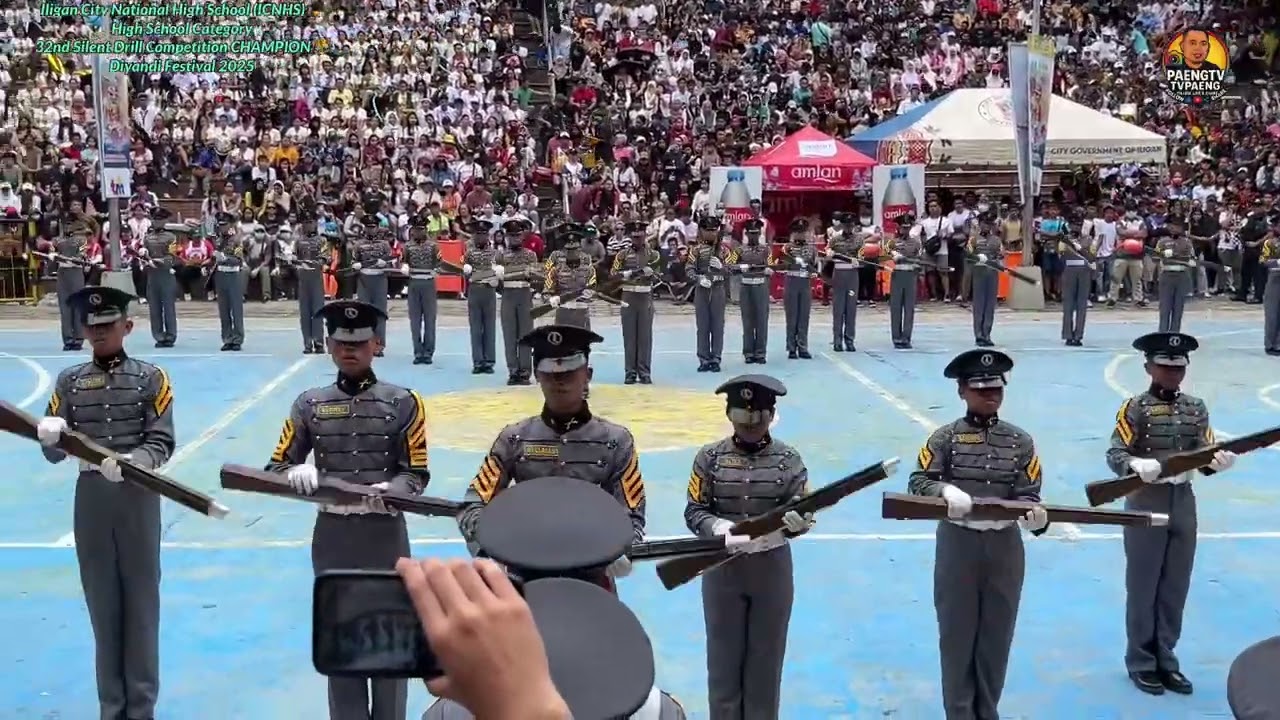 iligan City National High School (ICNHS)HIgh School Category 32nd Silent Drill Competition Champion