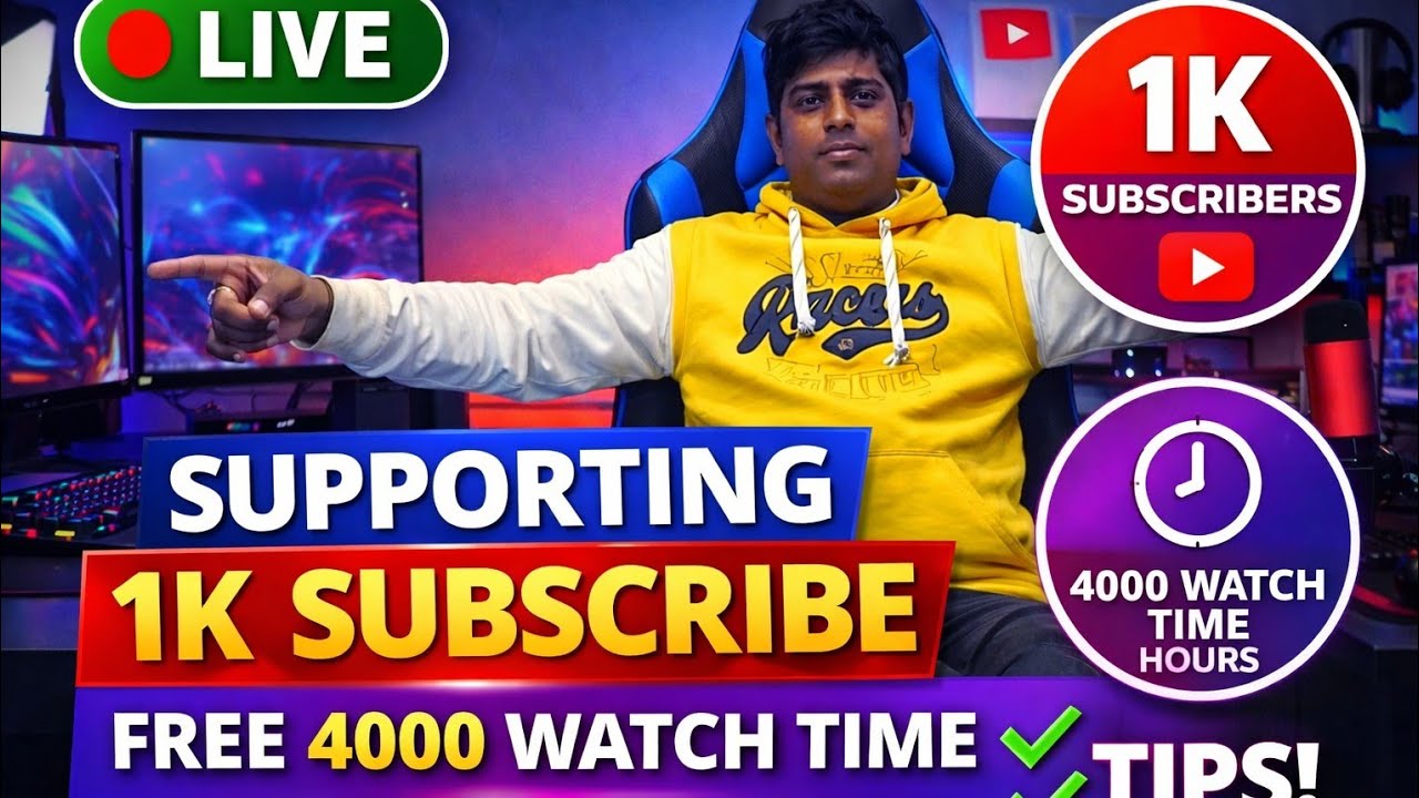 Live Support | Channel Check | YouTube Tips 🔥
