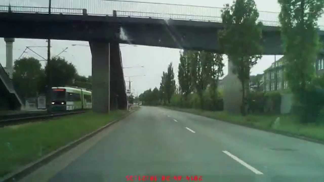 Hafenrandstraße in Bremen stadteinwärts