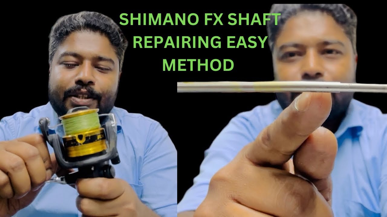 SHIMANO FX 4000 REPAIR SHAFT REPLACEMENT EASY METHOD MALAYALAM