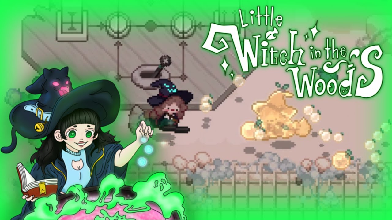 Little Witch in the Woods - Mimic Jelly, Painting Stones and Treasure Chests!