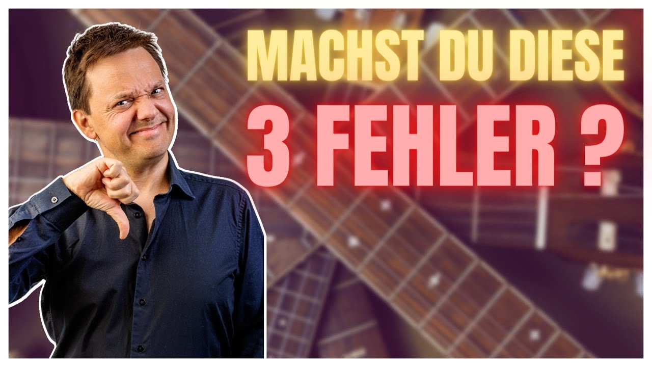 Die 3 schlimmsten Fehler beim Üben