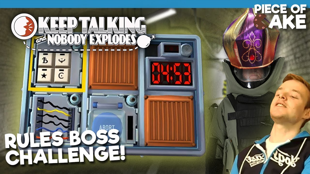 RULES BOSS BOMB DISPOSAL CHALLENGE!