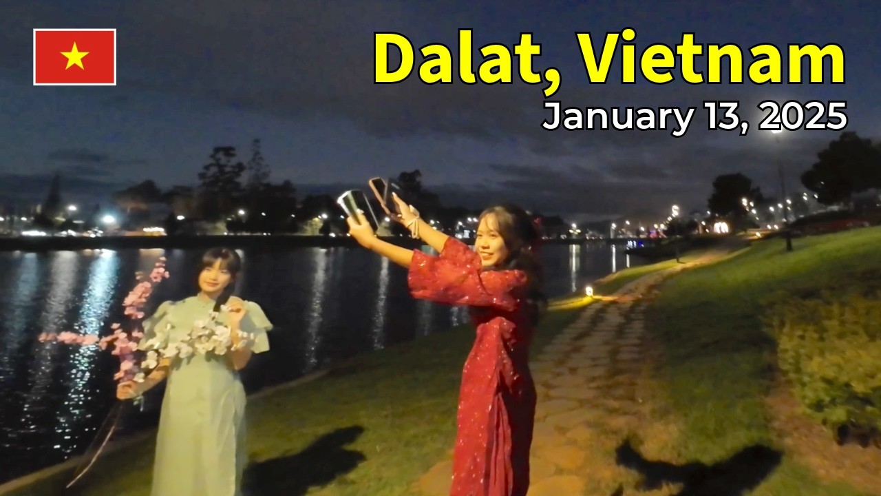 Dalat, Vietnam - January 13, 2025 [4K/60fps] (67 minutes)