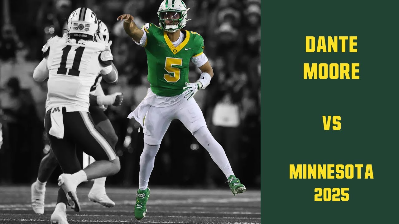 Dante Moore vs Minnesota 2025