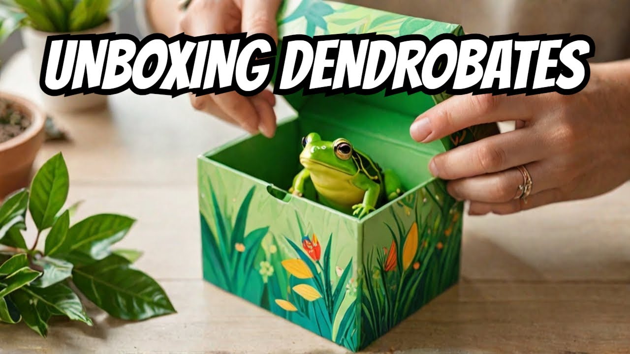 UNBOXING DECOUVREZ LA NOUVELLE ESPECE DE GRENOUILLES DENDROBATES
