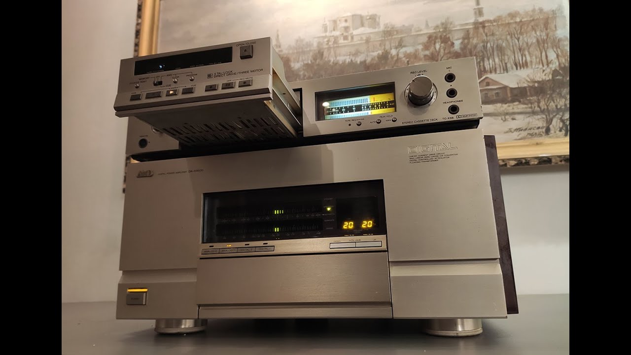 A&D DA-A9500 + Sony TC-K88 Индикаторы - глаз не оторвать.