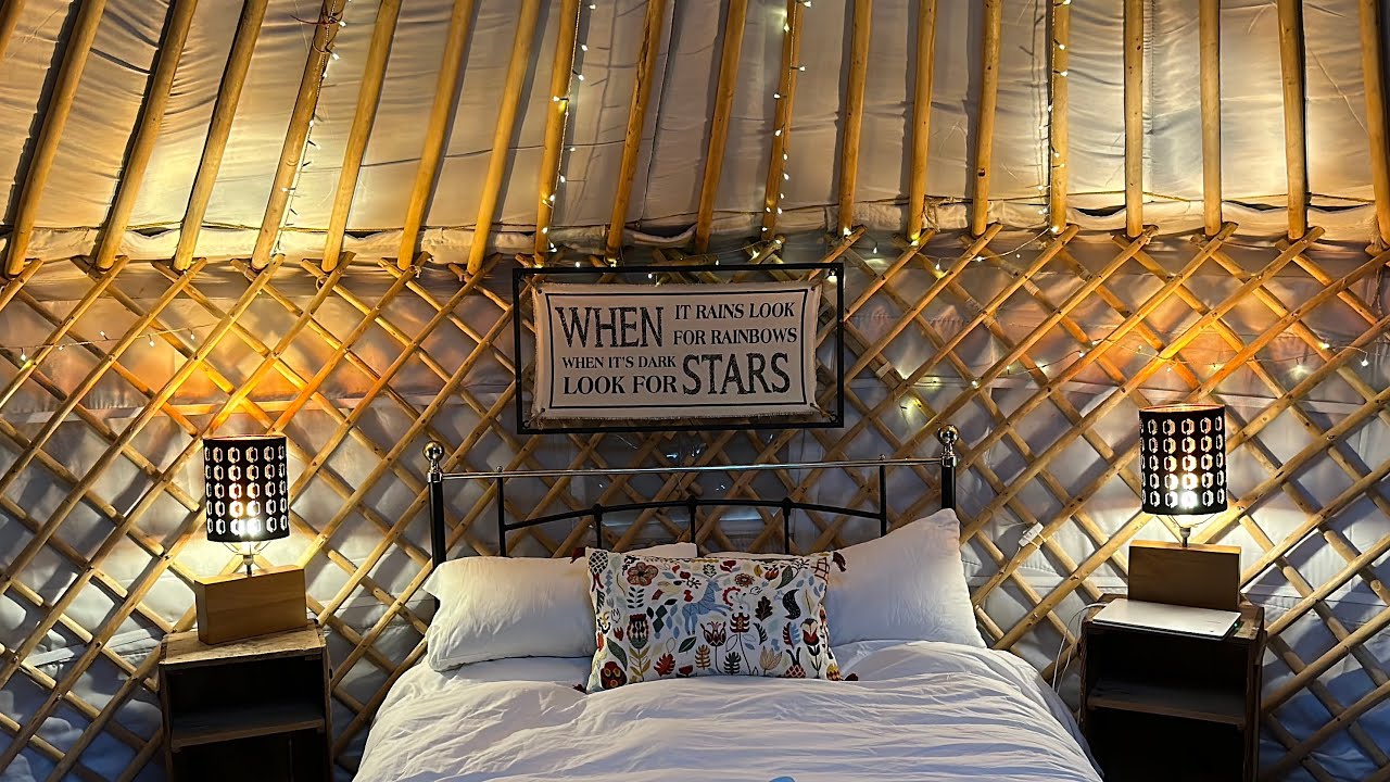Glamping in a Yurt for New Year in Somerset at The Glamping On The Hill