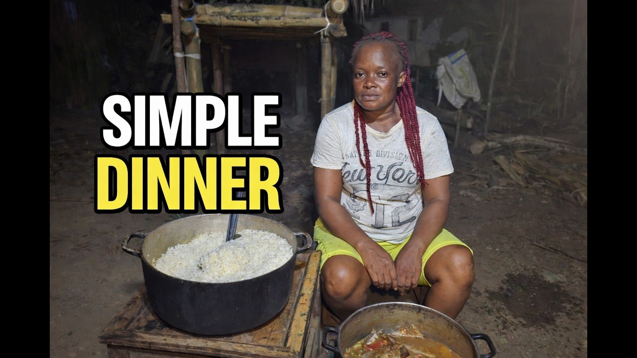 African Village # Cooking | Simple Village Dinner After a Long Day