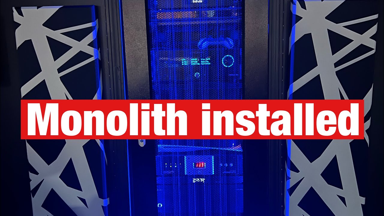 Monolith 7x installed rack cleaned up cable management. Home theater dolby atmos