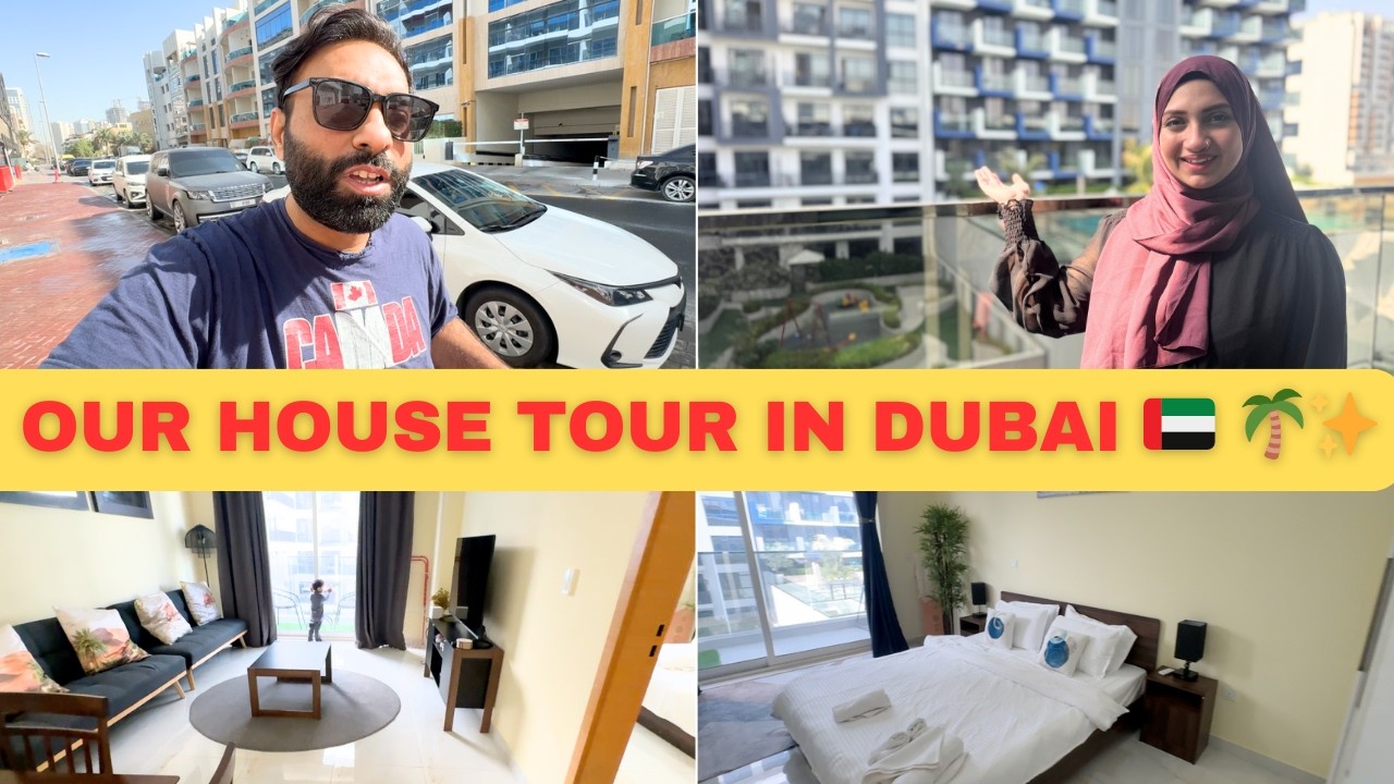 House Tour In Dubai 🇦🇪  | Full Apartment Tour in Jumeirah 🌴✨Dubai