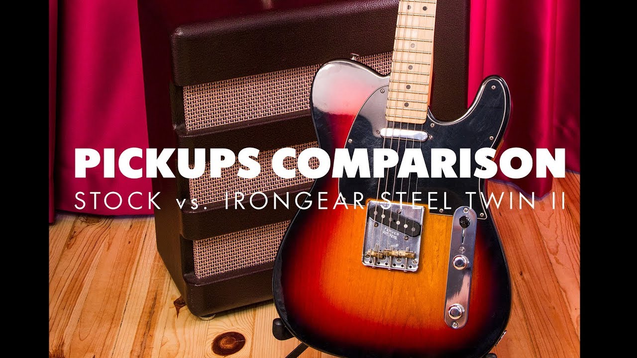 Telecaster pickups - comparison Stock pickups set vs IronGear STEEL TWIN II pickups set