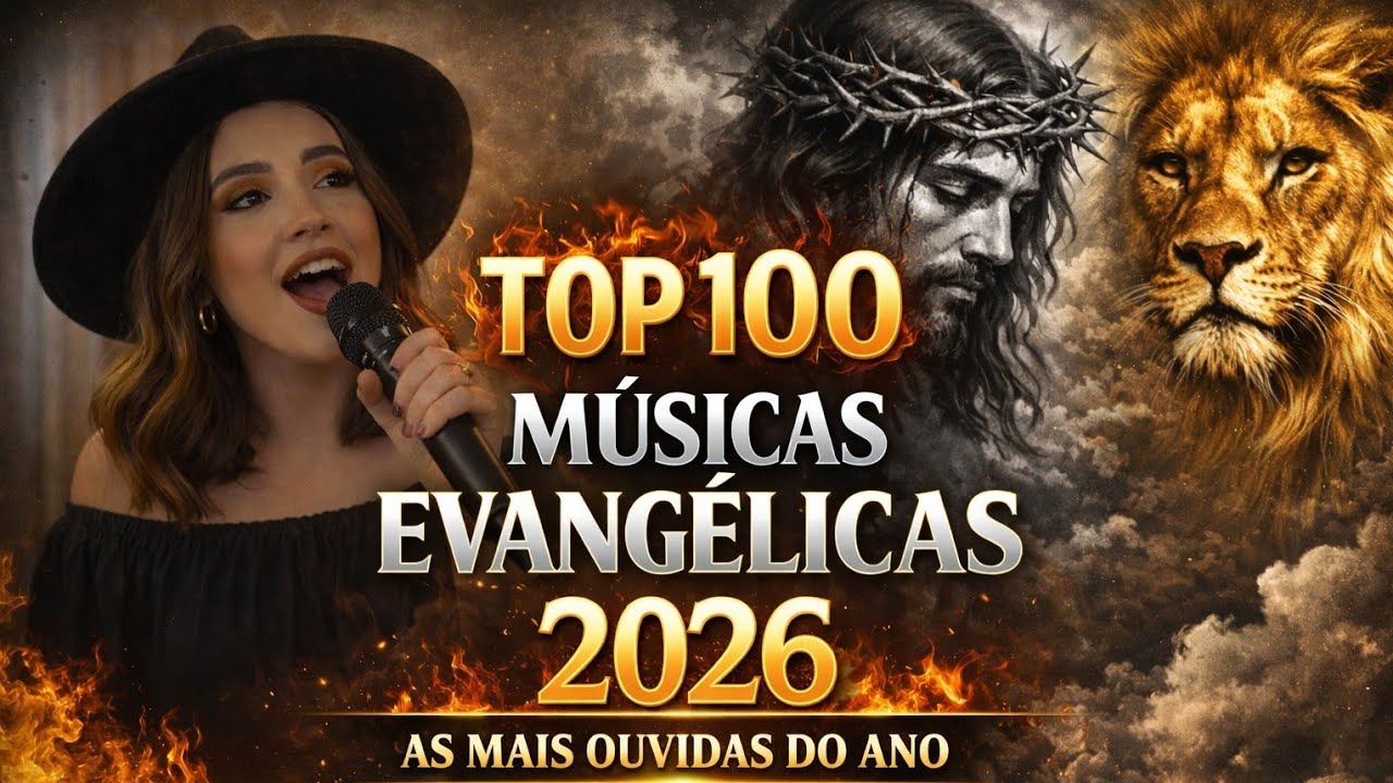 TOP 100 Músicas Evangélicas 2026 🔥 As Mais Ouvidas do Ano