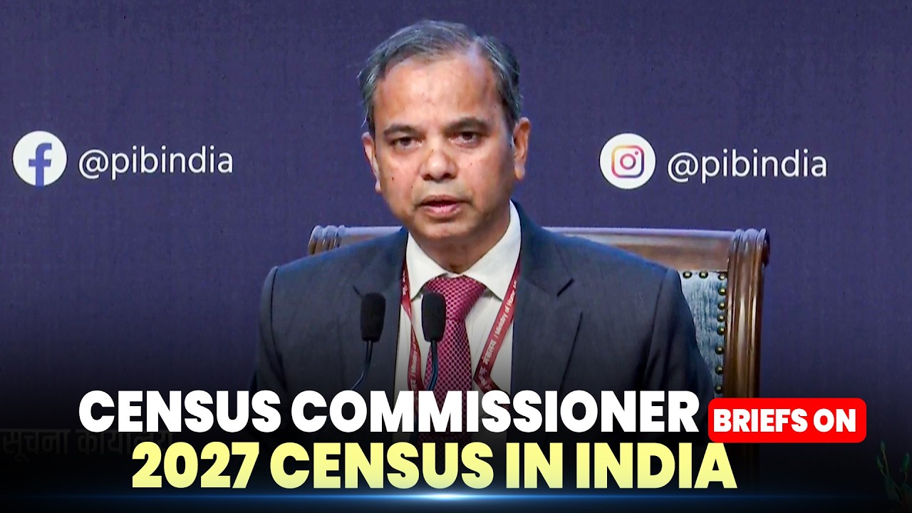 LIVE: Registrar General & Census Commissioner of India Mritunjay Kumar briefing on Census-2027