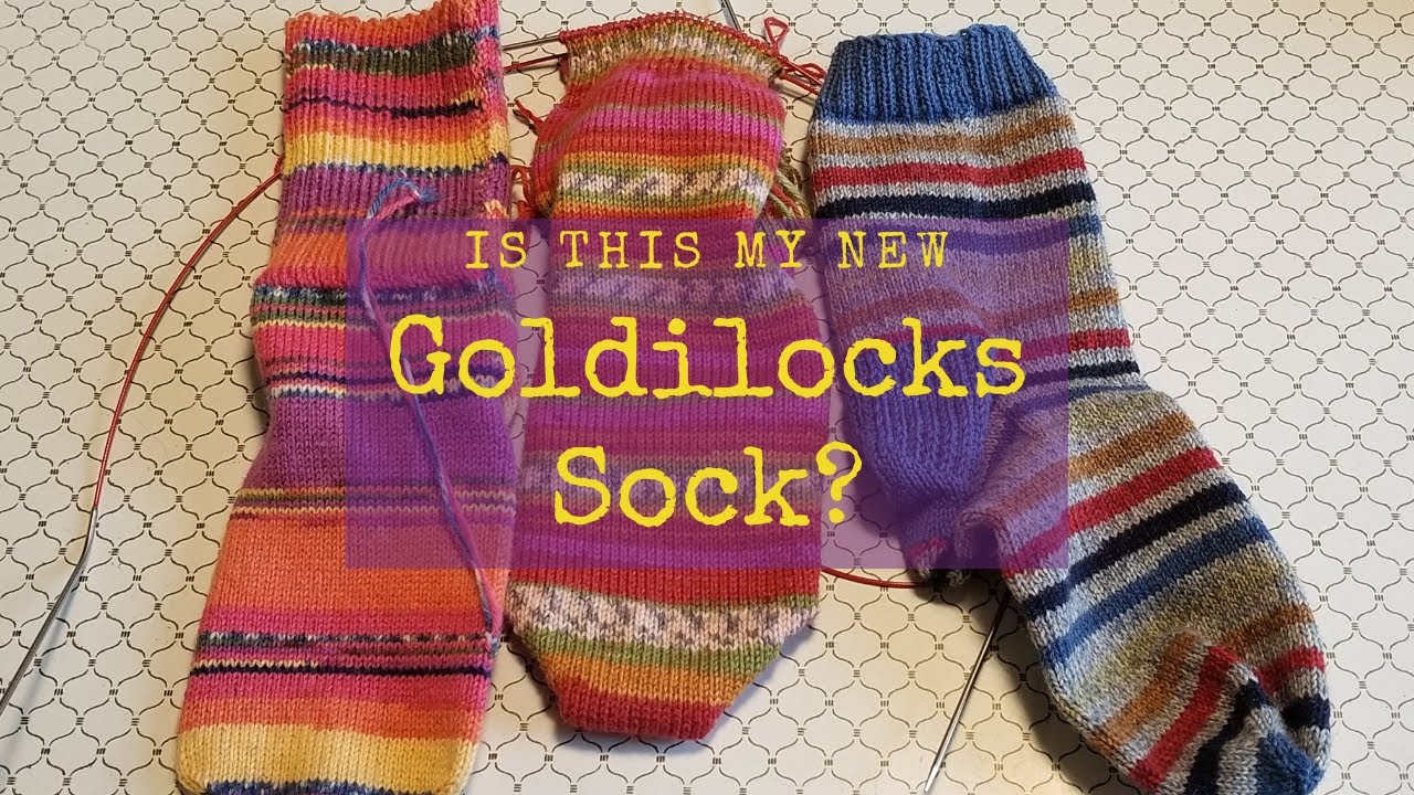 Are these Goldilocks Socks? Machine Knit Sock with Heel Flap & Gusset