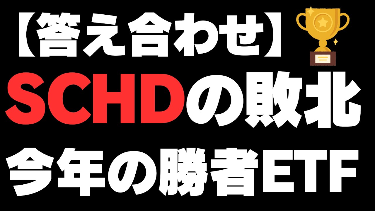 【SCHDオワコン！？】最強高配当はDGRO!!!VYMもスゴイぞ！NISA成長投資枠で高配当投資するならこれ！