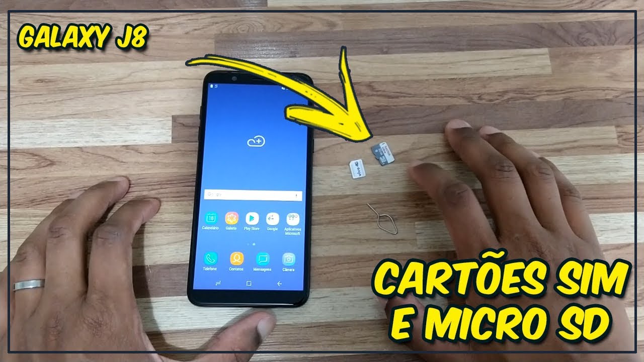 COMO COLOCAR O CHIP NO GALAXY J8