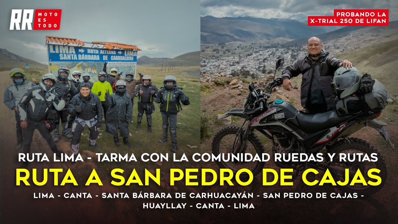 RUTA A SAN PEDRO DE CAJAS - Por el desv&iacute;o de Santa B&aacute;rbara de Carhuacay&aacute;n