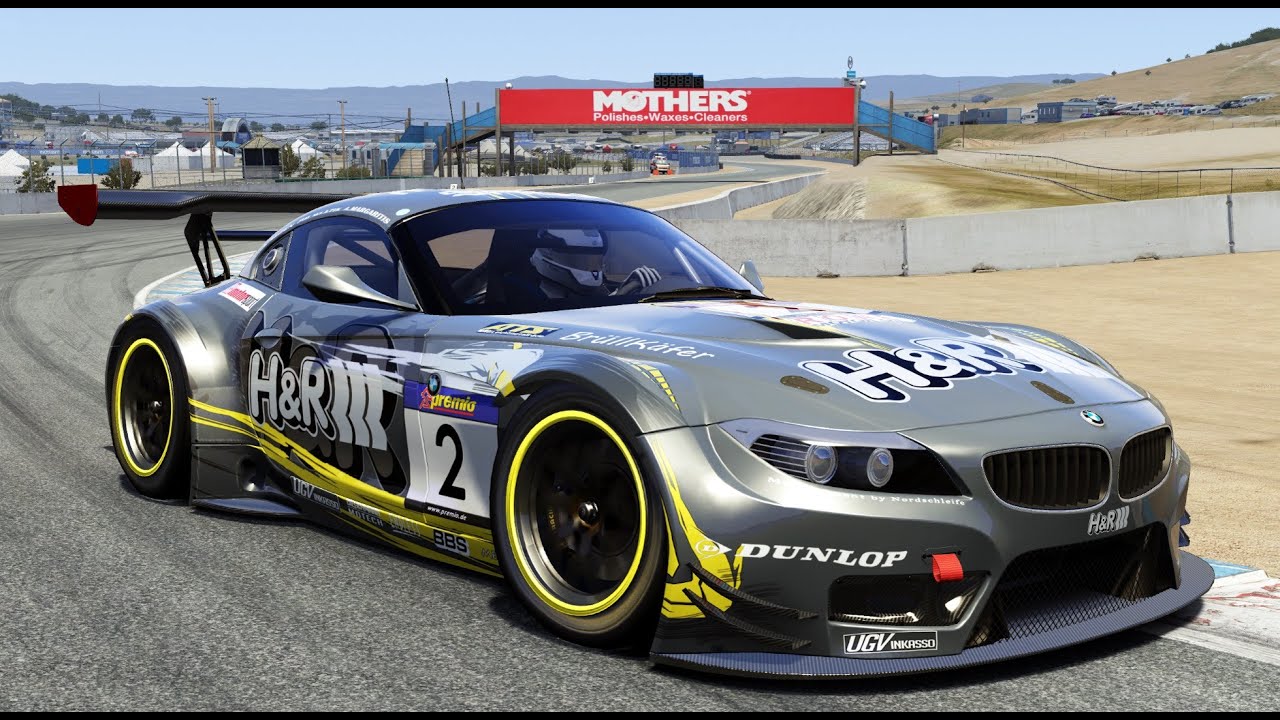 BMW Z4 GT3 - Laguna Seca World Record 1:20:879 - Assetto Corsa