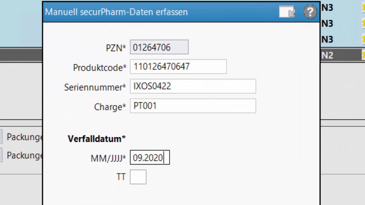 securPharm in IXOS Teil 4 – Wareneingang