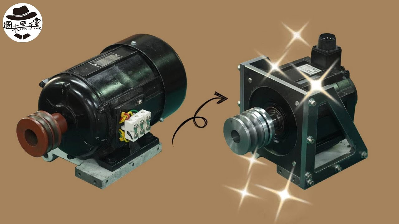 [DIY]小型車床馬達提升三倍，切削力會三倍嗎?If the motor of mini lathe is tripled, will the cutting power be tripled?