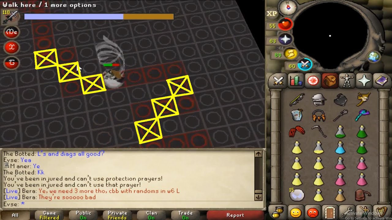 Sotetseg Maze - Diagonals and L moves Guide - Theatre of blood