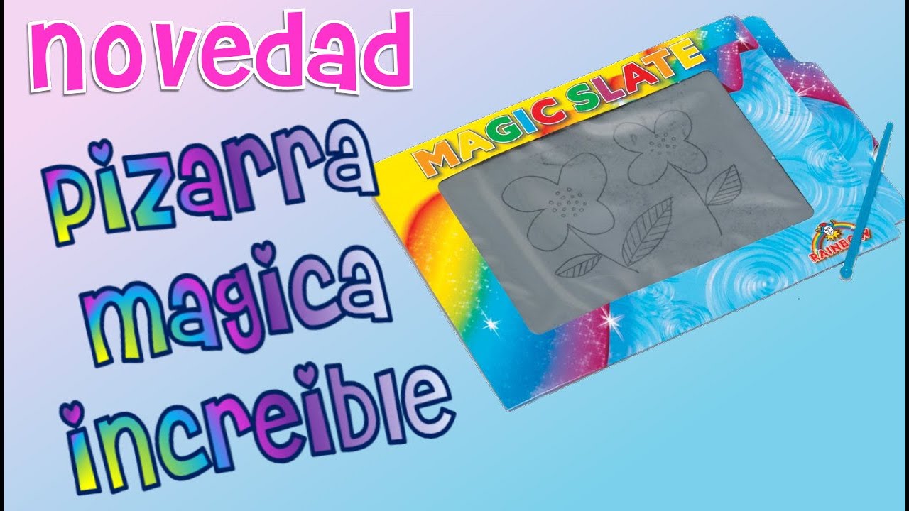 Pizarra mágica casera fácil GENIAL Manualidades material reciclado decorar libreta animada pizarron