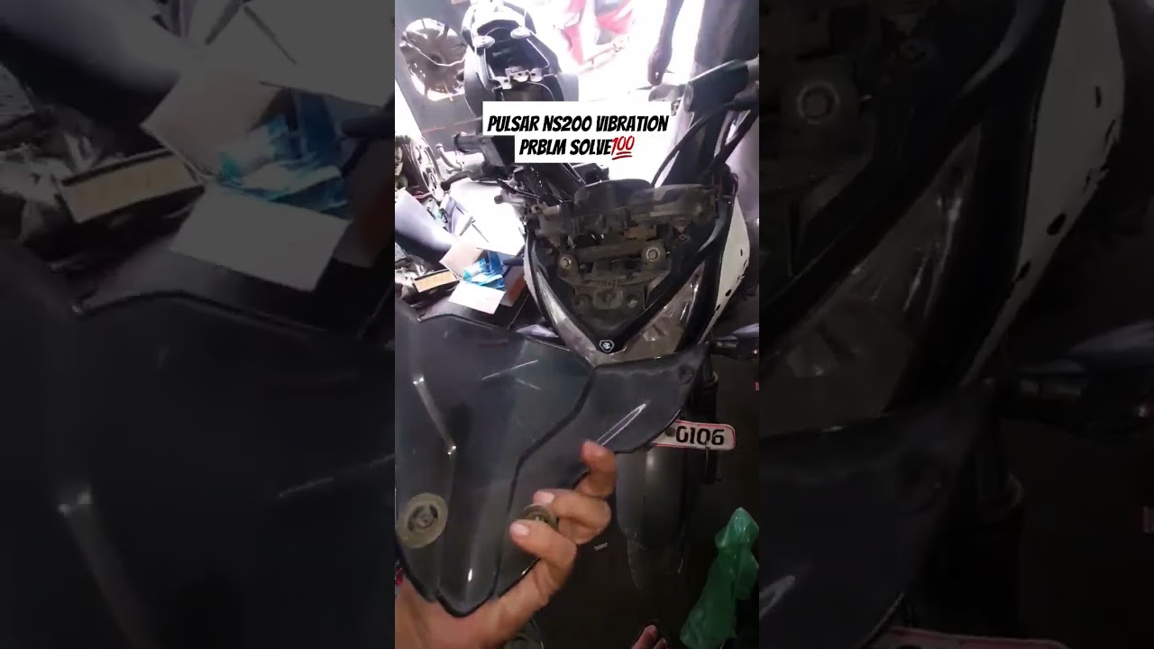 bajaj pulsar ns200 vibration prblm solve💯#reels #shortsvideo #shortvideo #subscribe #youtube #ktm