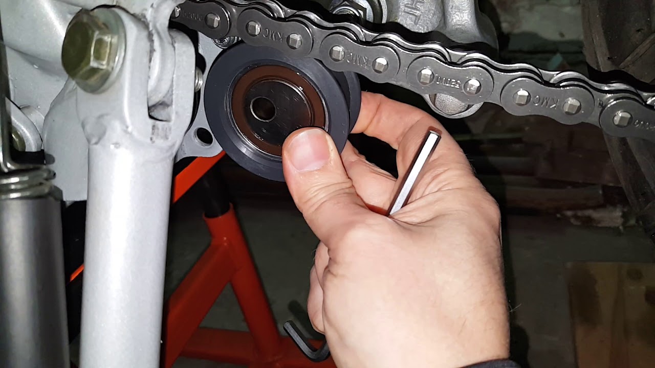 LONCIN (VOGE) LX300GY-A DS2 PRO. Установка ограничителя цепи.