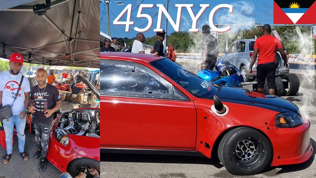 TRACK DAY IN ANTIGUA🏁/45NYC🔥