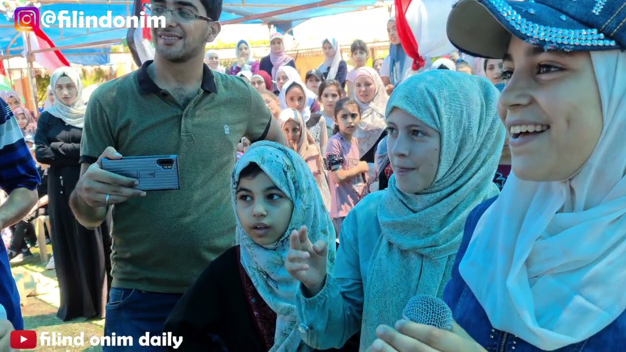 ANAK INDONESIA TEBAK KATA BERSAMA GADIS PALESTINA