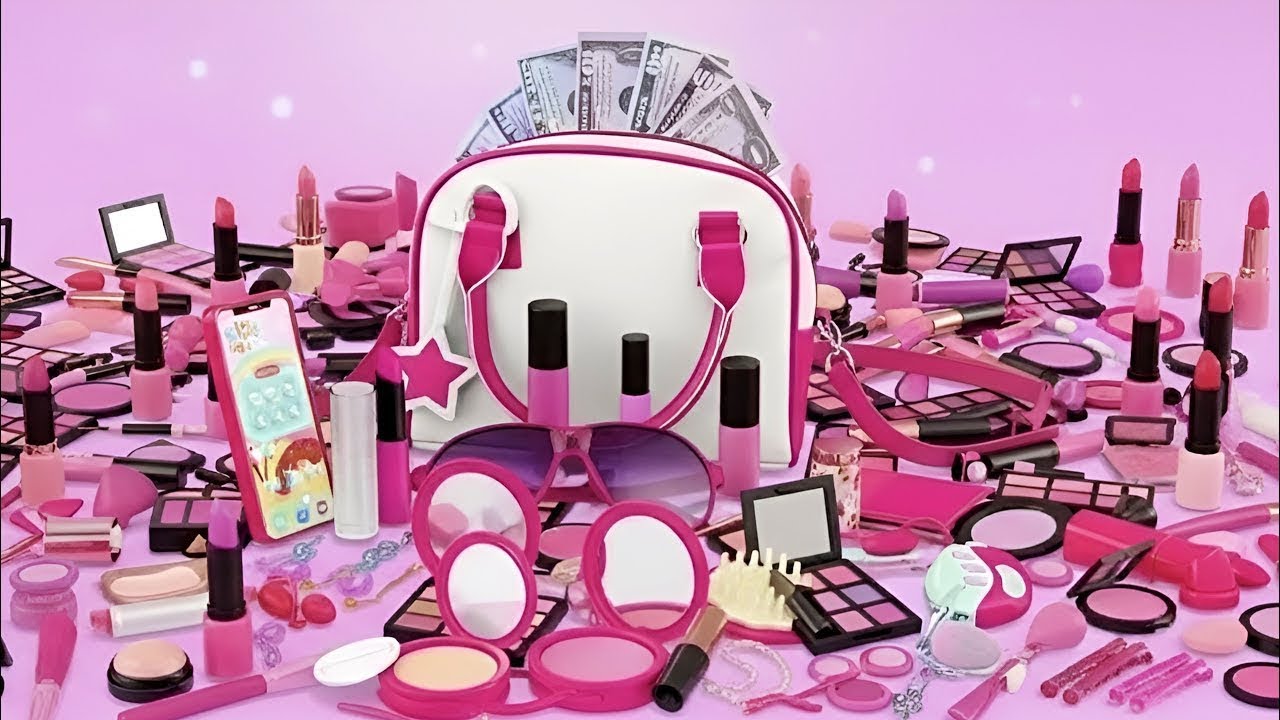 💖ASMR Unboxing My DREAM Pink 💖Makeup & Purse Haul (Satisfying Taps & Whispers!)