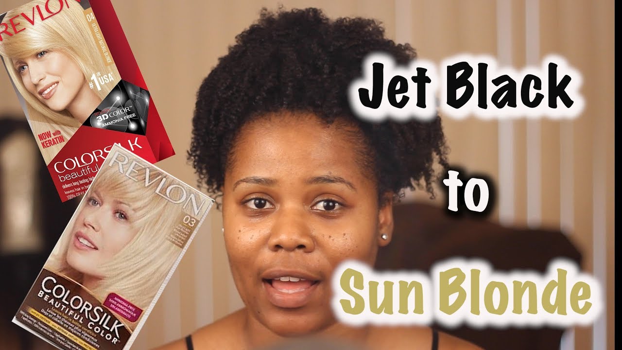 I Dyed My Natural Jet Black Hair Blonde | Jasmine Zena'